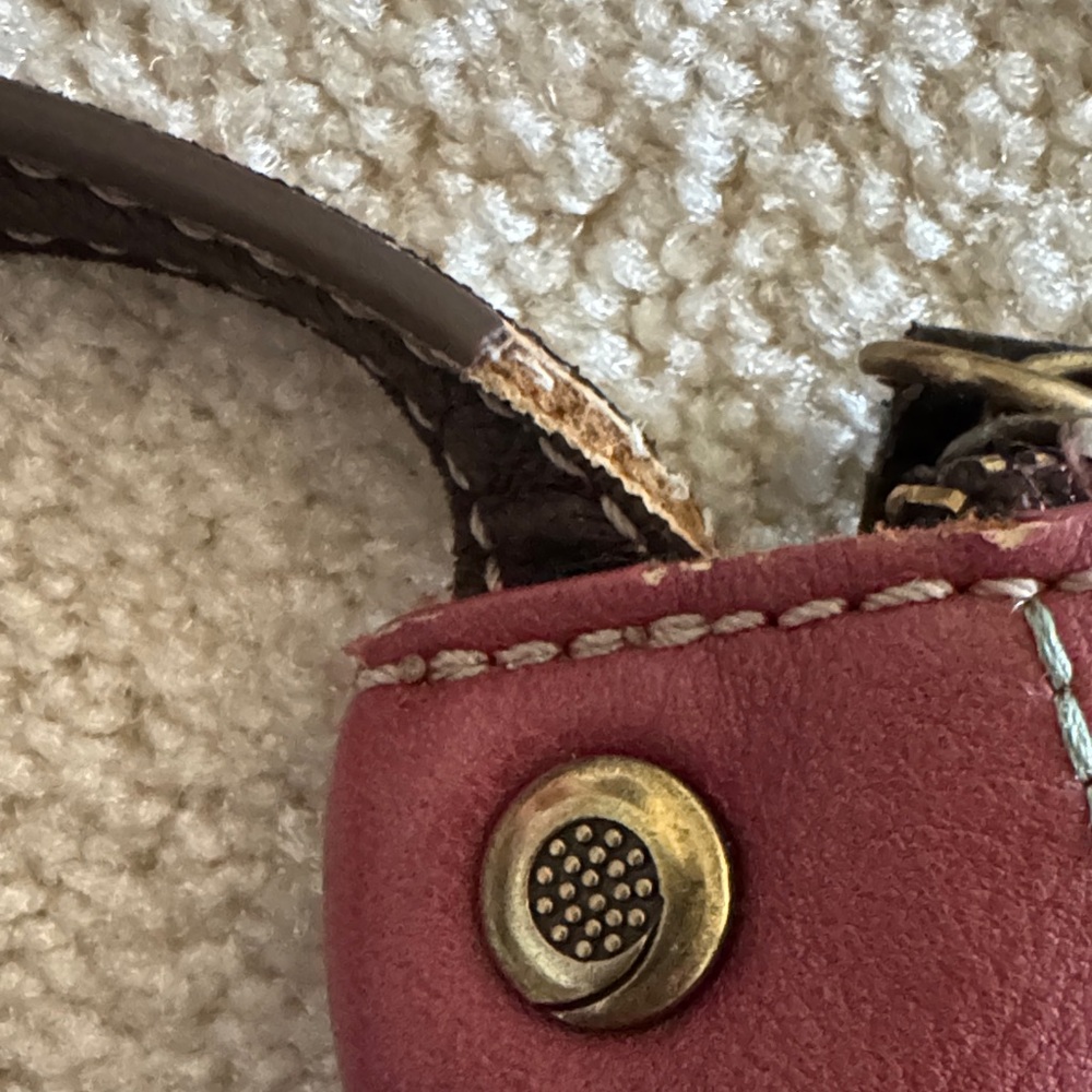 Chala Bird on Berry Crossbody Purse - Picture 7 of 8
